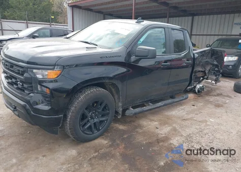 2025 Chevrolet Silverado 1500 2Wd Standard Bed Custom из США, поврежденный, VIN 1GCRABEK7SZ156285